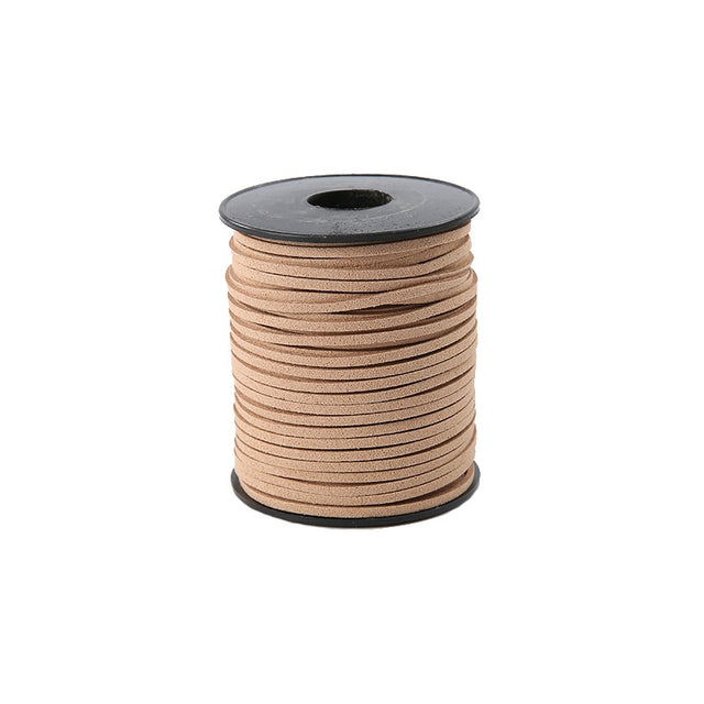 Snur din imitatie de piele 3mmx45m bej