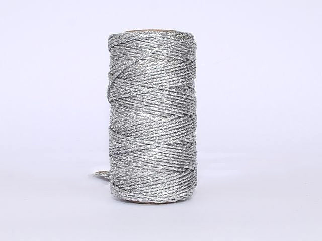 Snur pentru decoratiune 2mmx25m argintiu