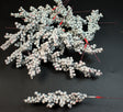 Image for Pick cu bilute argintiu cu glitter 13buc/pachet