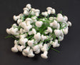Image for Ciuperca 2cm alb/glitter 85buc/set
