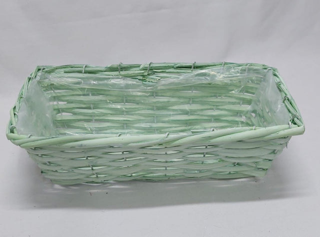 Bol dreptunghiular din bambus 30x14/10cm verde