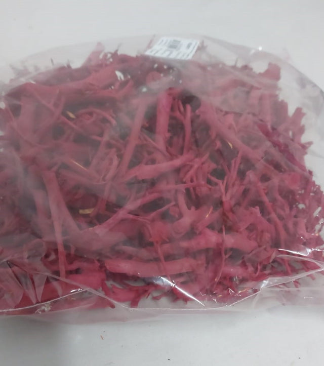 Bucati de radacina rosu