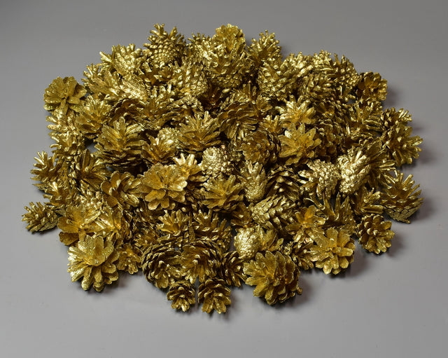 Image for Conuri trandafiri 1kg auriu cu glitter