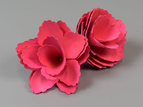 Image for Garoafe din lemn 4cm roz