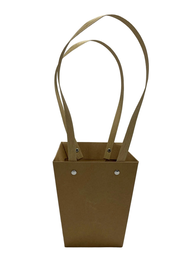 Pungi ptr aranjamente florale 13x13x15.5cm natur