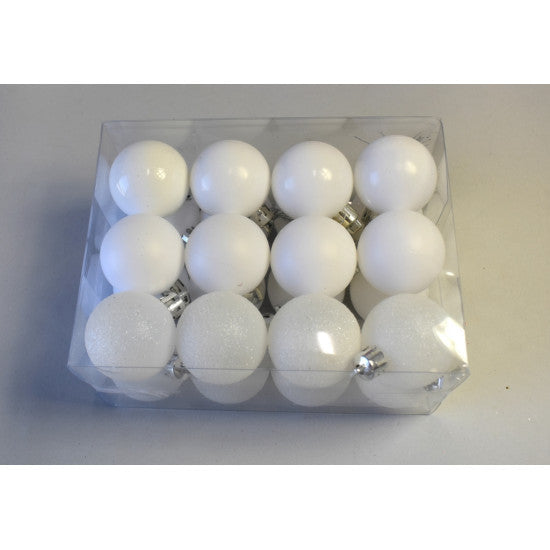 Glob plastic 4cm S/24 alb