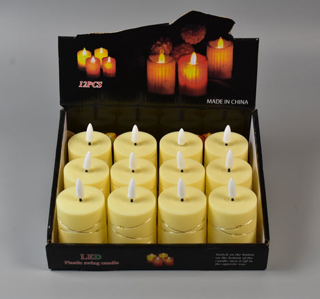 Image for Lumanari pastile cu led lum.calda 7cm