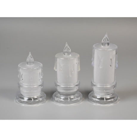 Lumanari pastile cu led 6cm 12buc/pachet