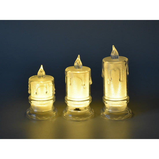 Lumanari pastile cu led 6cm 12buc/pachet