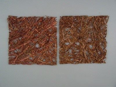imagine produs Peretar din fibre de radacina 18x18 cm natur
