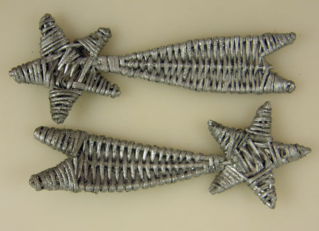 Image for Stele din nuiele argintiu cu glitter