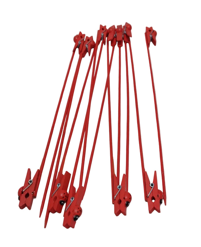 PICK BUBUREZE CU CLAME 12buc/pachet ROSU