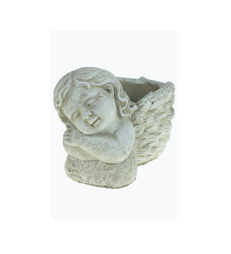 imagine produs Bol din piatra forma ingeras 12x8.5x9cm