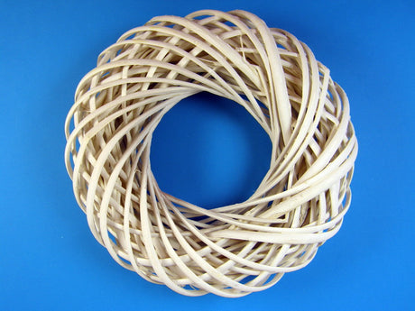 Image for Coronita din nuiele 30cm alb