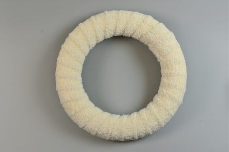 Image for Coronita invelita cu blana merino 25cm alb