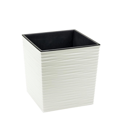 imagine produs Ghiveci plastic Juka Dluto 19x19cm crem