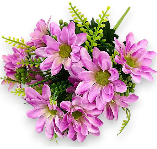 Buchet margarete x7 35cm mov