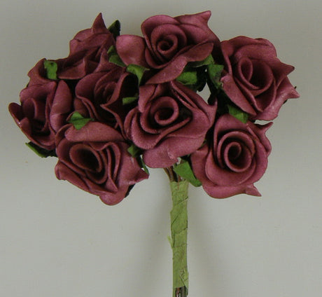 Image for Buchet trandafiri polifoam 3cm bordeaux
