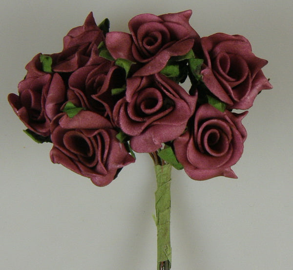 Image for Buchet trandafiri polifoam 3cm bordeaux