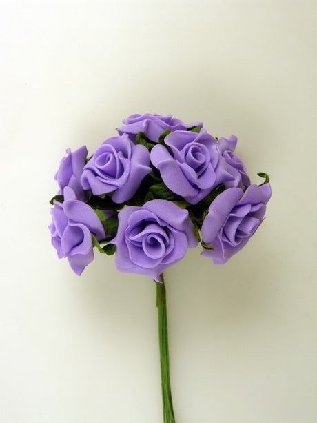 Image for Buchet trandafiri polifoam 3cm mov