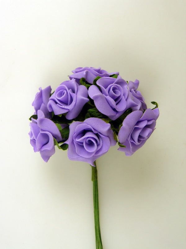Image for Buchet trandafiri polifoam 3cm mov