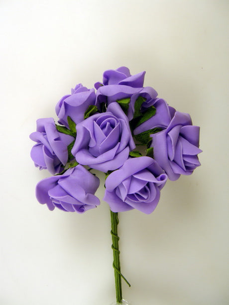 Image for Buchet trandafiri polifoam 5cm mov