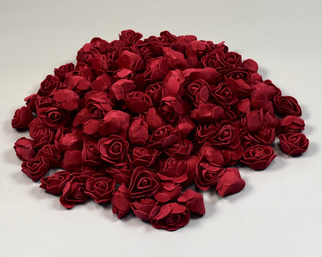Image for Cap trandafiri polifoam 3cm bordeaux