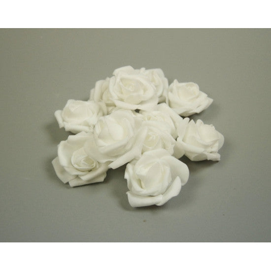 Cap trandafiri polifoam 4.5cm S/100 alb