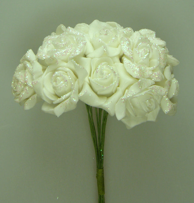 Image for Trandafiri polifoam 3cm s/12 alb