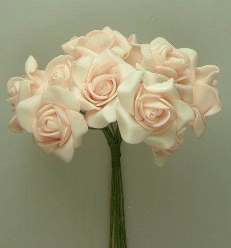 Image for Trandafiri polifoam 3cm roz s/12