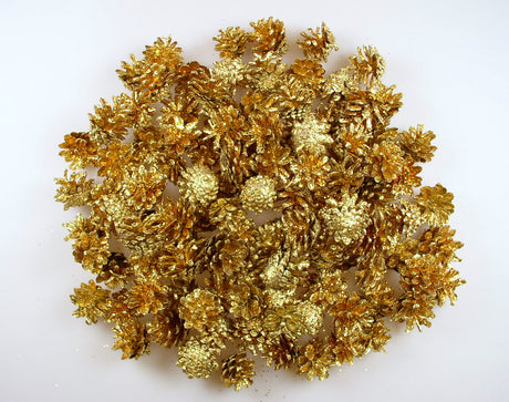 Image for Conuri trandafiri 1kg auriu cu glitter