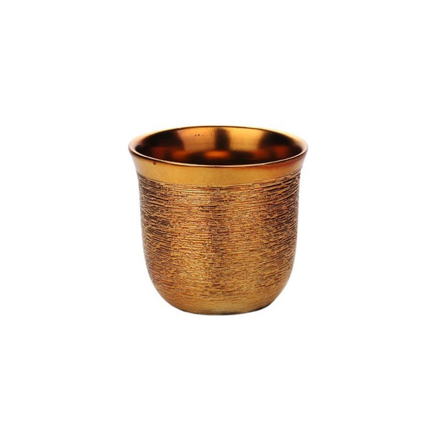 Vas ceramic Nizza 16,5x14cm auriu
