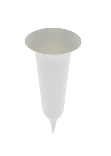 imagine produs Vaza plastic D:11cm alb