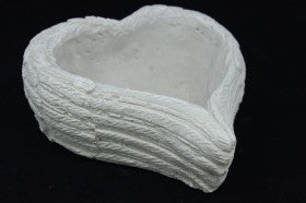 Bol din beton forma inima 14x20x18cm