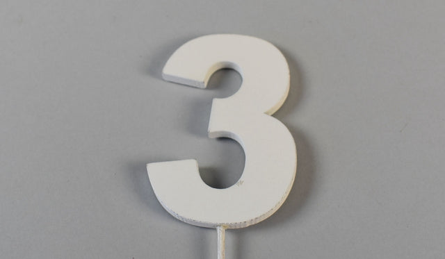 Image for Pick numere din lemn 27cm S/3 "3"
