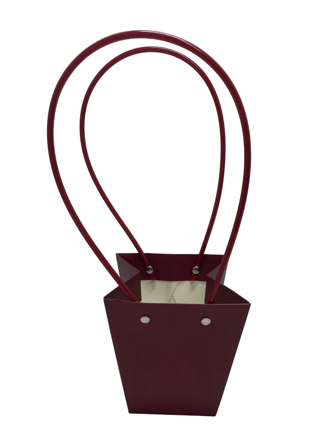 Pungi ptr aranjamente florale 12x12x12.5cm bordeaux