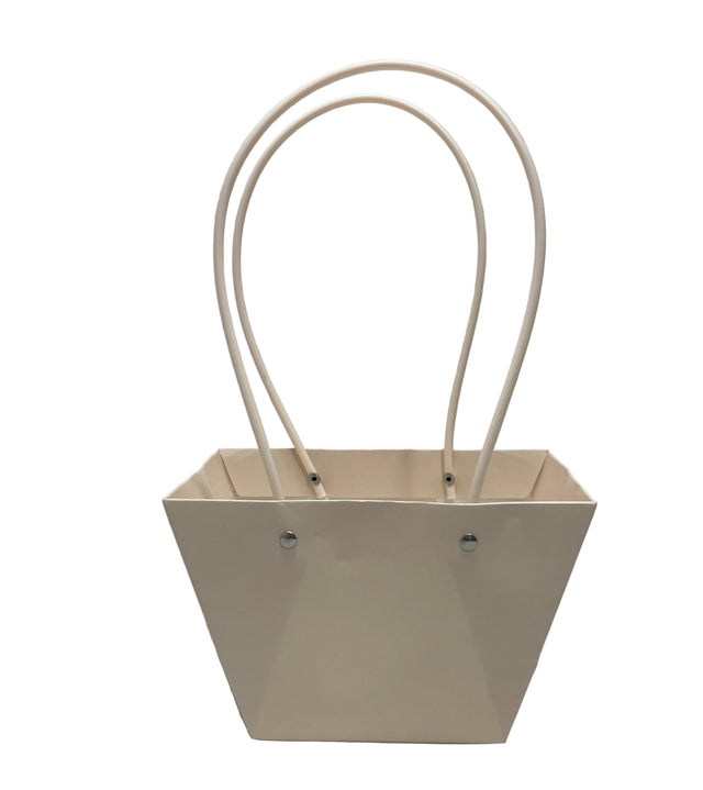 Pungi ptr aranjamente florale 20x12x12cm roz pudra deschis