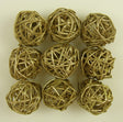 Image for Mingi din nuiele 4cm auriu cu glitter