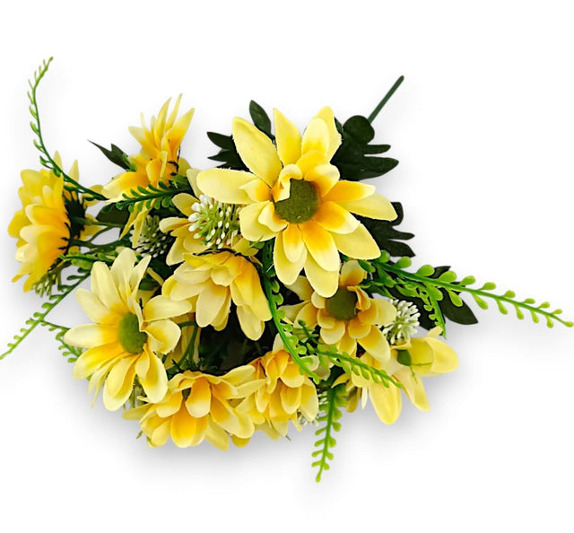 Buchet margarete x7 35cm galben