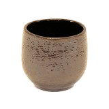 Puro kerámia kaspó sötét barna 29x27cm