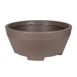 Vaso Ercole műanyag növénytartó barna 90x47cm