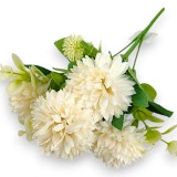 Buchet dalie x5 H:30cm piersica