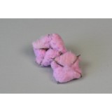 Flori de bumbac roz deschis