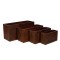 Set lada ceremice Yukon Tetra Grand S/4 maro inchis