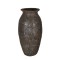 Rhodes Vase kerámia váza savmaratott fekete 60x115cm
