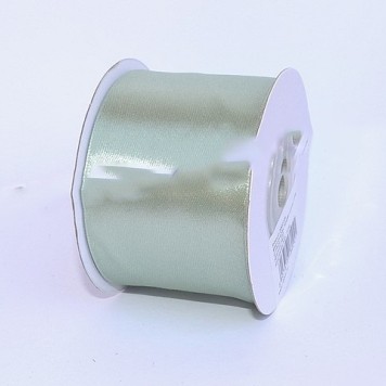 Banda decor saten 5cmx25y verde vintage
