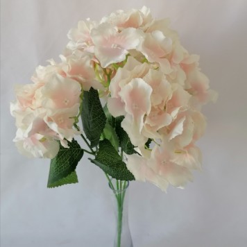 Buchet hortensii x5 roz deschis