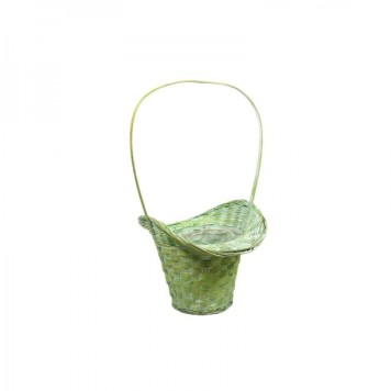 Cos bambus florentin 19x15x12/37cm verde