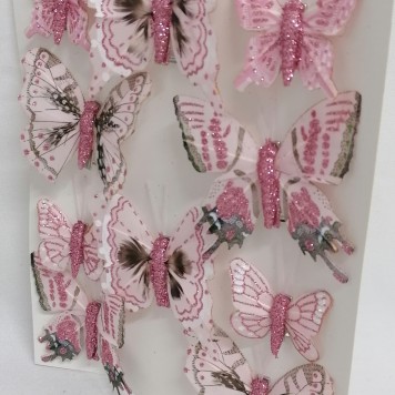 Fluturi cu clame 5-8cm S/10