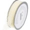 Banda decor textil 2.5cmx10m crem